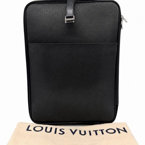 Louis Vuitton Pegase 55 Business Taiga Black Rolling Carry On Luggage MB2140